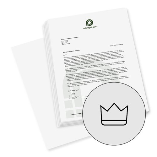 High-quality stationery for individual correspondence.