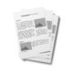 Single-sided printed paper, loose-leaf collection.