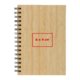 Gift set with notebook and pen made of bamboo.