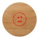 Light wooden bowl with lid for soups.