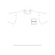 White cotton t-shirt with short sleeves.