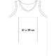 Athletic cotton tank top with wide straps.