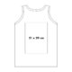 Cotton tank top with an athletic cut.