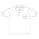 Cotton pique polo shirt with short button placket.