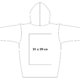 Sweat jacket with hood and full zipper.