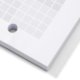 Paper notepad with cover.