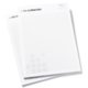 Notepads with glued top.