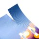 Paper tickets with perforation.