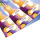 Paper tickets with perforation.