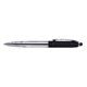 Black Touchpad ballpoint pen with twist mechanism and clip.