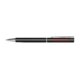 Black twist ballpoint pen with clip.