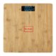Light bamboo personal scale with digital display.