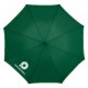 Green automatic umbrella with canopy and handle.