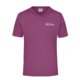 Violet polyester V-neck shirt for men.
