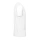 White cotton T-shirt for men with short sleeves.