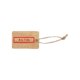 Light bamboo tag with cord.