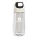 Clear Tritan&#8482; water bottle with infuser.