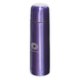 Violet stainless steel vacuum flask with screw cap.