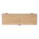 Beige wooden wine box with clasp.