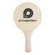 Beige beach ball set with handle.