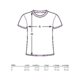 Cotton T-shirt with short sleeves and crew neck.