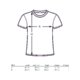 Cotton T-shirt with short sleeves and round neck.