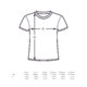 Pique polo shirt with short sleeves and button placket.
