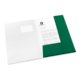 Paper folder with pockets and viewing window.