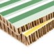 Honeycomb cardboard sign, printable on both sides.