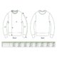 Fabric sweatshirt with round neckline and long sleeves.