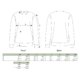 Fabric unisex sweatshirt with round neck and long sleeves.