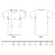 Fabric Unisex T-shirt with short sleeves and round neck.