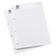 Paper writing pads with holes.