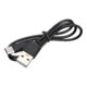 Black power bank with 5,000 mAh.