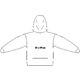 Solid color hooded sweatshirt for men.