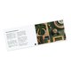 Portrait paper folding cards with partial spot gloss finish.