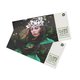 Paper folding cards with partial spot UV varnish and long grain.