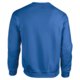Royal blue men's sweatshirt made of cotton blend with crew neck.