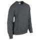Heather gray mixed cotton sweatshirt for men.