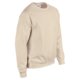 Sand-colored cotton-blend sweatshirt for men.