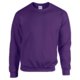 Violet men's sweatshirt made of cotton blend fabric with a round neckline.