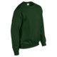 Dark green cotton blend sweatshirt for men.