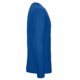 Royal blue cotton long-sleeve T-shirt for men.