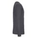 Dark gray cotton long-sleeve shirt for men.
