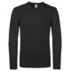 Black cotton long-sleeved shirt.