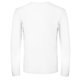 White cotton long-sleeve shirt for men.