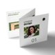 Paper leaflet with multiple pages to unfold.
