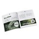 Natural paper catalog with adhesive binding.