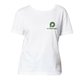 White cotton T-shirt for women.