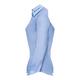 Sky blue women's blouse in cotton with long sleeves.